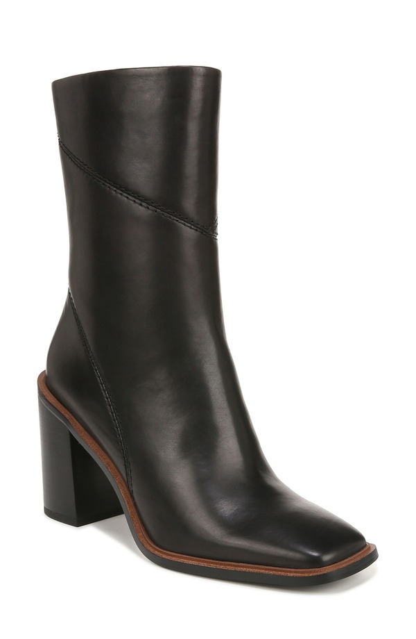 フランコサルト レディース シューズ ブーツ・レインブーツ ヒール Franco Sarto Stevie Block Heel Bootie (Women) BLACK WC ブラック|ReVida 店