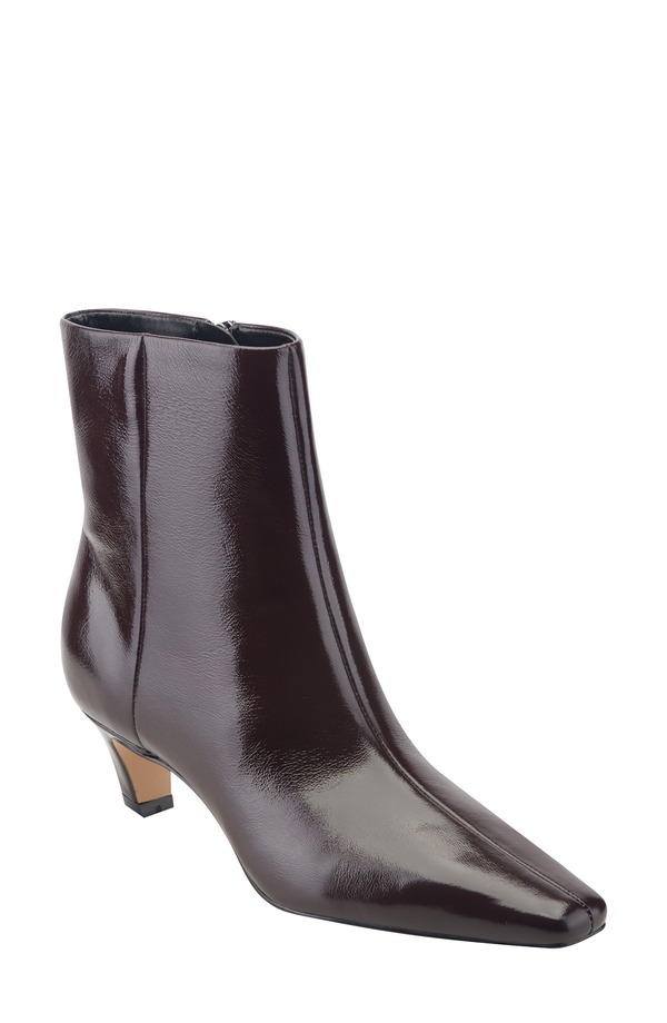 マーク・フィッシャー レディース シューズ ブーツ・レインブーツ ヒール Marc Fisher LTDanai Kitten Heel Bootie (Women) DARK RED PATENT レッド｜ReVida 店 38,220円