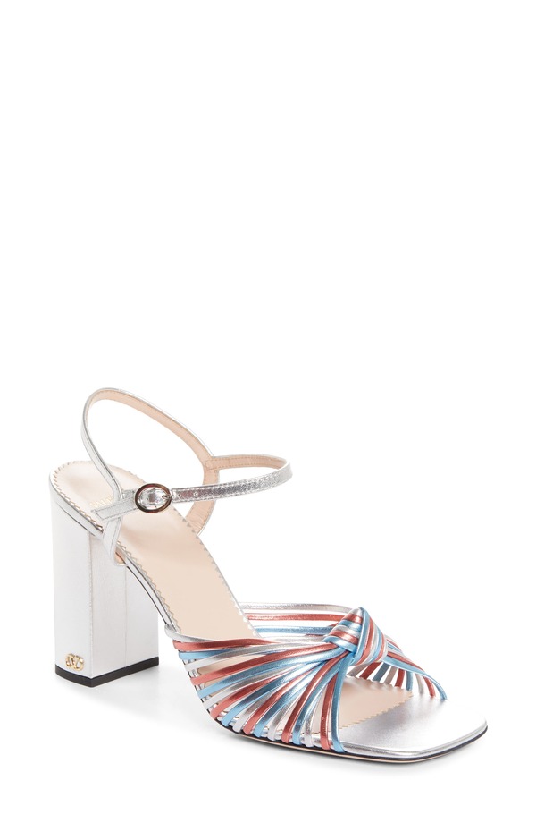 ヴァレンティノ レディース シューズ スニーカー サンダル アンクル Valentino Garavani Annet Ankle Strap Sandal (Women) SILVER シルバー｜ReVida 店
