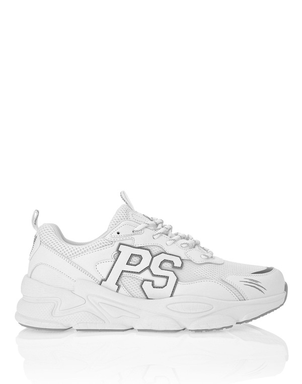 プレイン スポーツ レディース シューズ スニーカー PLEIN SPORT Lo-Top Sneakers Unisex (Unisex) white/white ホワイト|ReVida 店