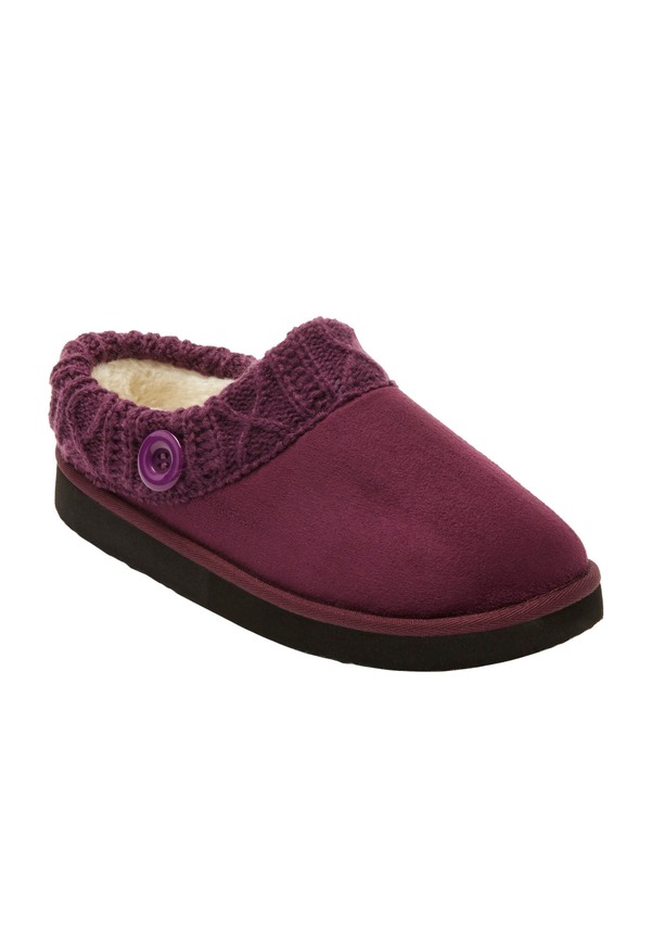 コンフォートビュー レディース シューズ サンダル Comfortview The Leela Slipper (Women) DARK BERRY|ReVida 店
