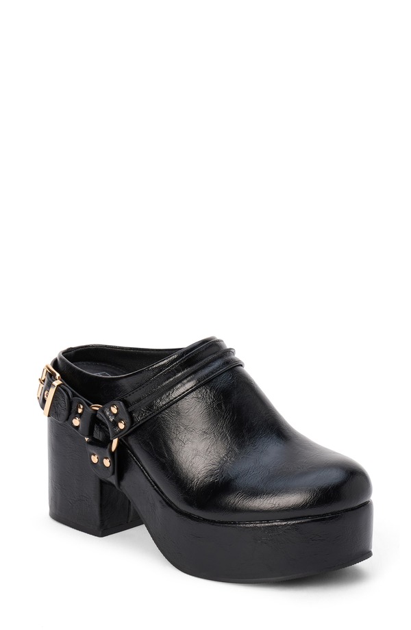 ココナッツバイマッテシィ レディース シューズ サンダル プラットフォーム ヒール Coconuts by Matisse Sawyer Block Heel Platform Clog (Women) BLACK ブラック|ReVida 店