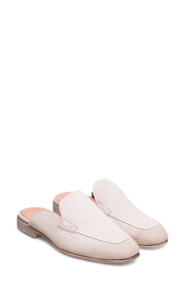 【送料無料】 マグナーニ レディース パンプス シューズ Bella Flat Mule (Women) BONE SUEDE｜ReVida 店