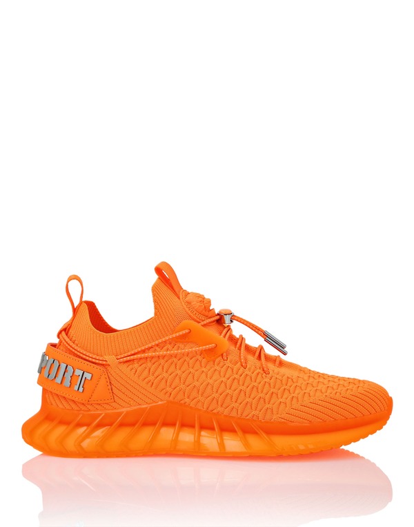 プレイン スポーツ レディース シューズ スニーカー PLEIN SPORT Runner Hi-Tech Unisex (Unisex) Orangefluo|ReVida 店