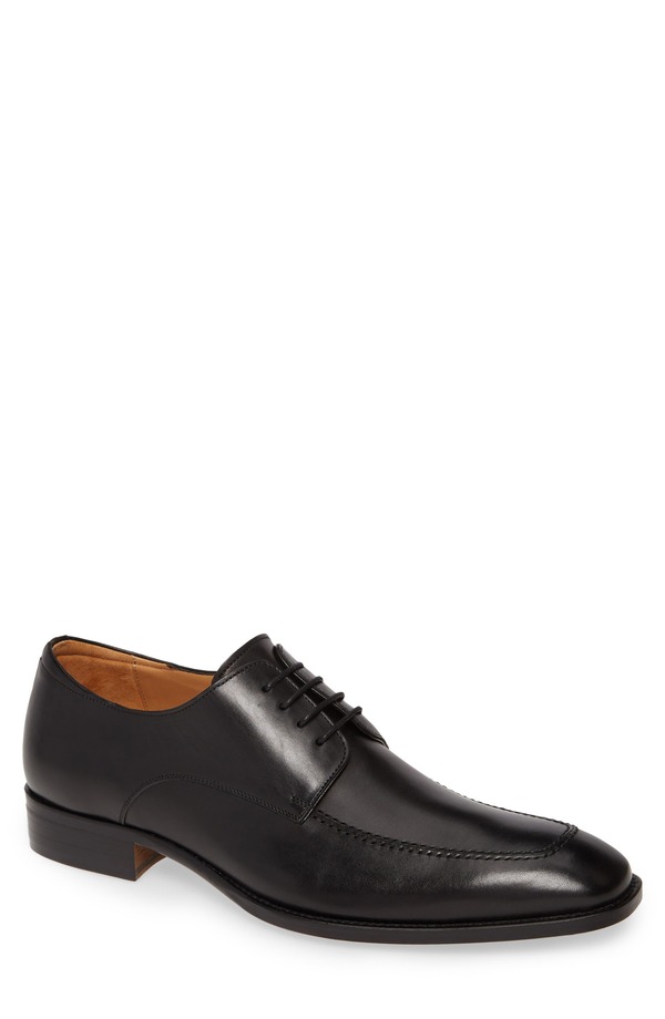 メズラン メンズ シューズ ダービー Mezlan Moc Toe Derby (Men) BLACK ブラック｜ReVida 店