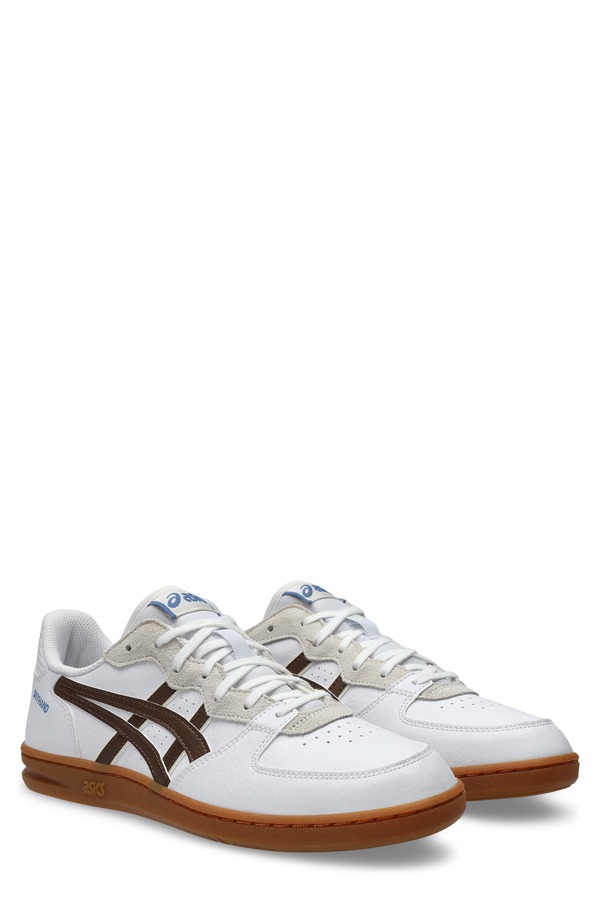 アシックス メンズ シューズ スニーカー ASICS Gender Inclusive Skyhand OG Sneaker (Men) WHITE/ MAHOGANY ホワイト|ReVida 店