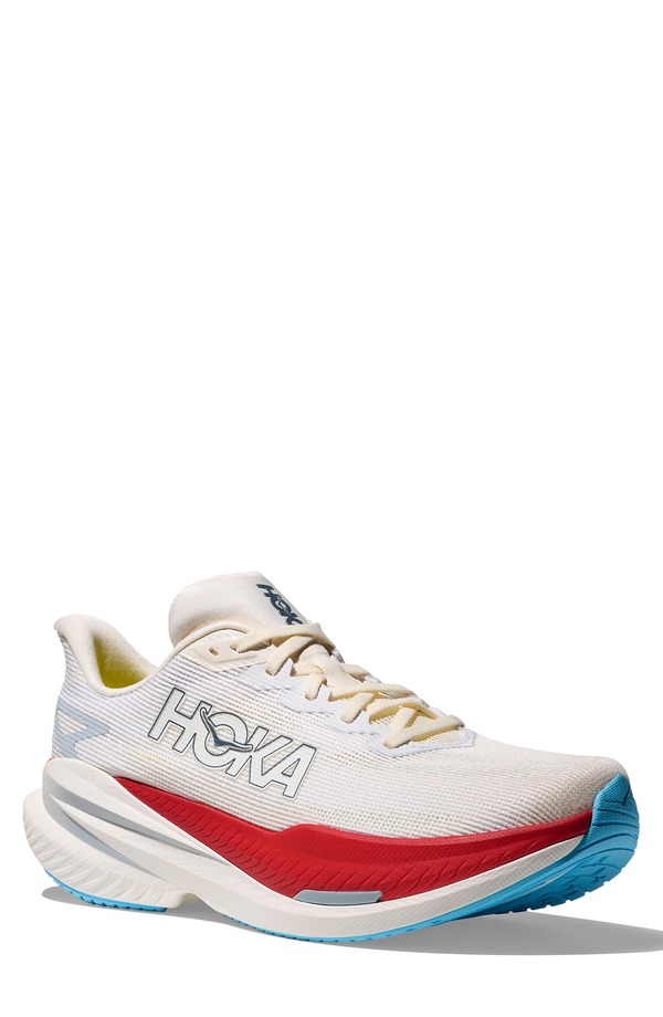 ホカオネオネ メンズ シューズ スニーカー HOKA Mach X 3 Running Shoe (Men) WHITE / ALABASTER ホワイト|ReVida 店