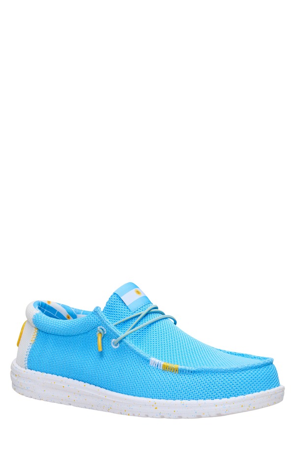 ヘイデュード メンズ シューズ スニーカー レース Hey Dude Wally Lace-Up Shoe (Men) BRIGHT BLUE ブルー|ReVida 店