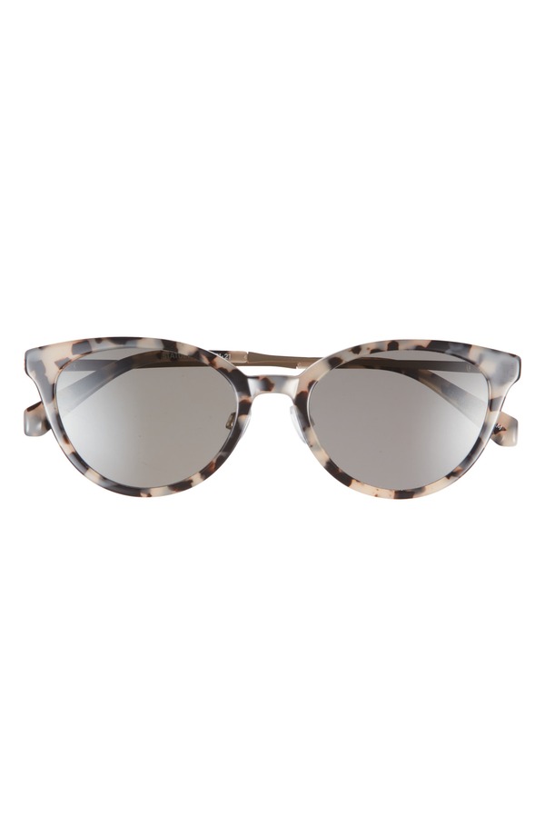 アイブブス レディース アクセサリー サングラス・アイウェア eyebobstatuette 51mm Polarized Cat Eye Sunglasses Vanilla Chop / Light Gold ゴールド