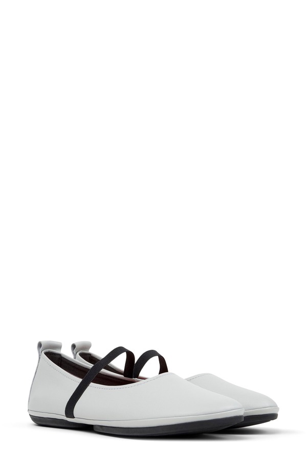 カンペール レディース シューズ パンプス Camperight Nina Flat Light Pastel Grey 薄墨色