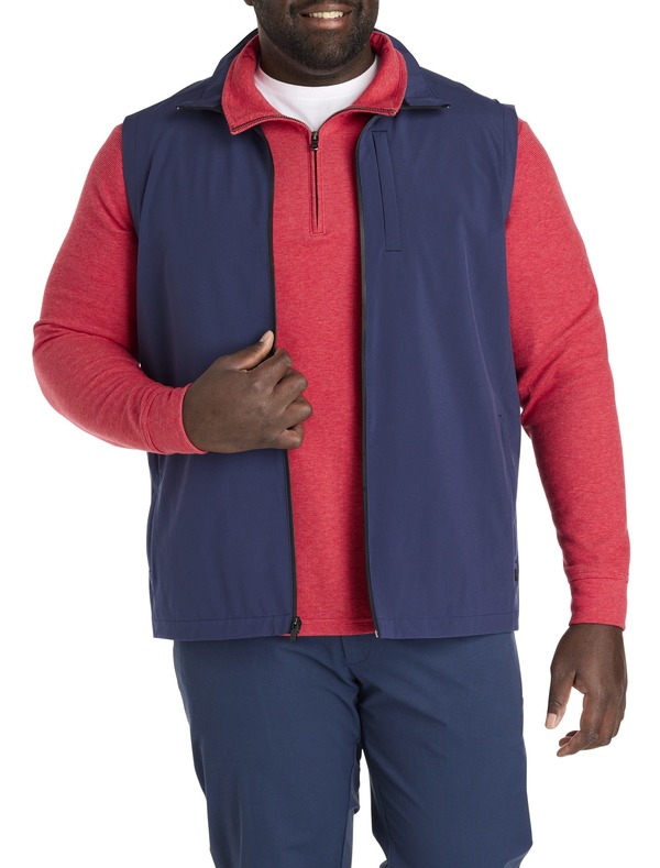 ヴァインヤードヴァインズ メンズ アウター ベストール vineyard vines Big \u0026 Tall Mariner Soft Shell Performance Vest Navy 米国海軍