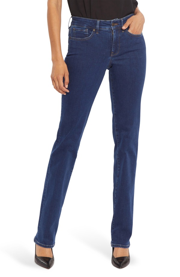 エヌワイディージェイ レディース ボトムス デニムパンツ ストレート プチ ジーンズ NYDJ Marilyn Straight Leg Jeans (Petite) QUINN|ReVida 店