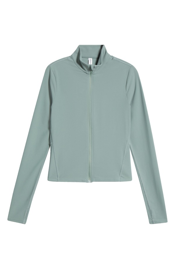 スパンク レディース アウター パーカー・スウェット ジャケット SPANXsmooth OnForm Full Zip Jacket FENNEL｜ReVida 店