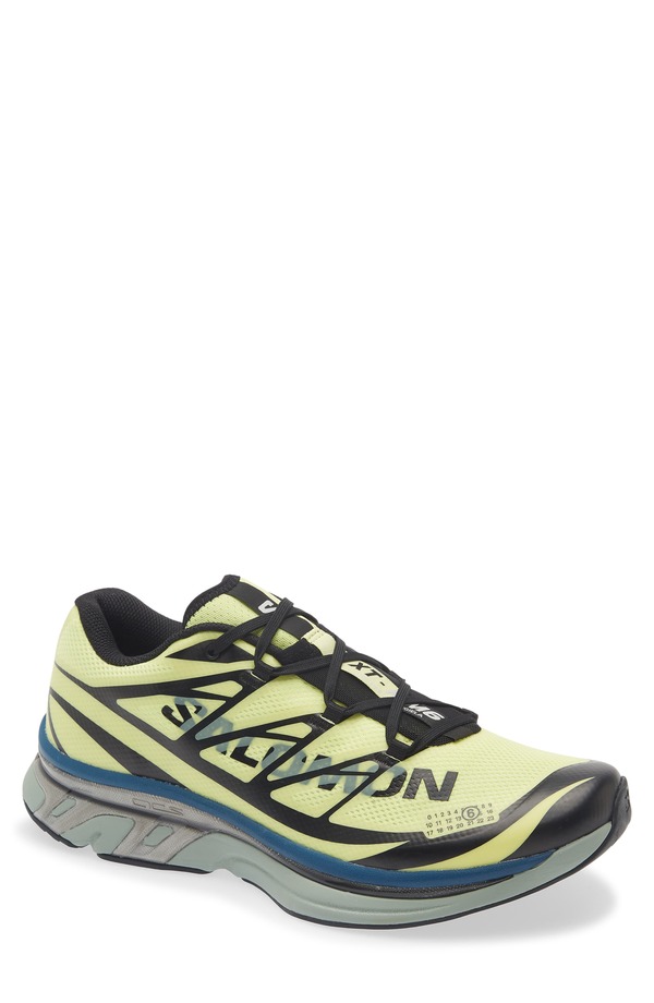 マルタンマルジェラ メンズ シューズ スニーカー MM6 Maison Margiela x Salomon XT Sneaker (Men) SUNNY LIME/ BLACK/ GREEN ブラック｜ReVida 店