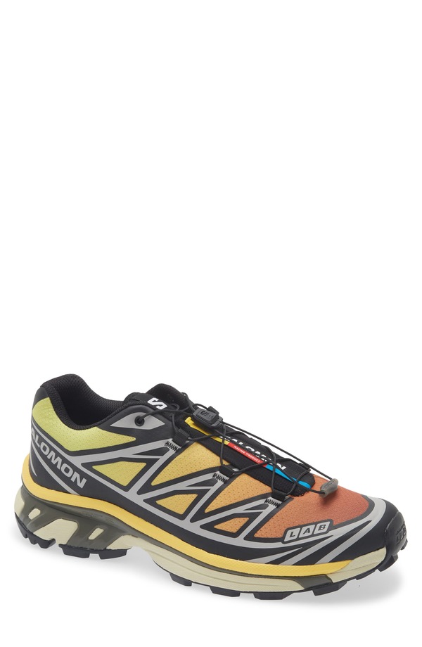 サロモン メンズ シューズ スニーカー Salomon XT-6 Sneaker (Men) BLACK/ GRAPE LEAF/ BEACH BALL ブラック｜ReVida 店