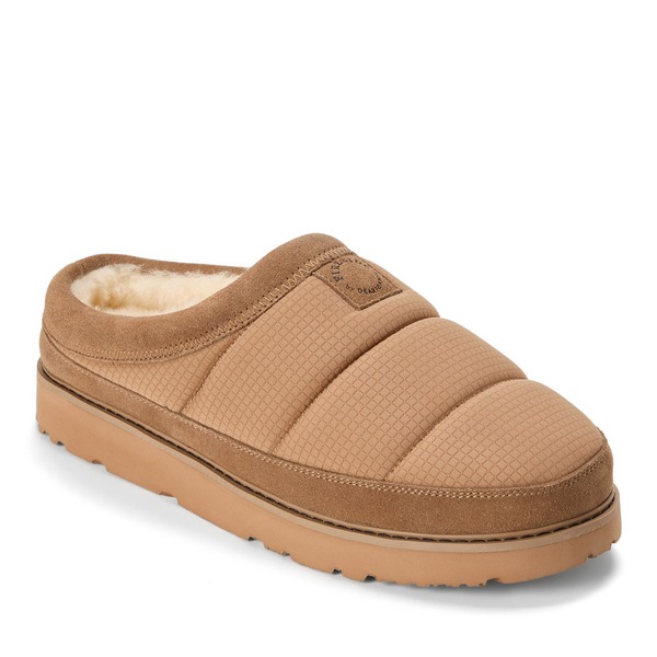 ディアフォームズ メンズ シューズ サンダル ナイロン Dearfoams Fireside Grafton Sport Nylon Puff Waterepellent Clog (Men) Driftwood｜ReVida 店