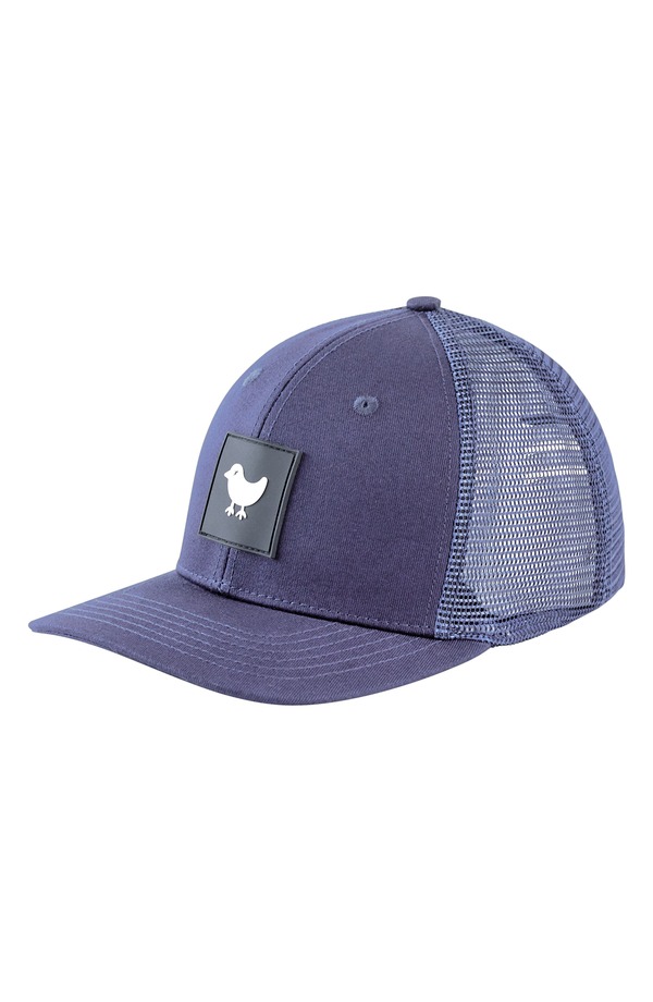 バッドバーディー メンズ アクセサリー 帽子 ロゴ Bad Birdie Logo Trucker Hat DARK NAVY ネイビー|ReVida 店