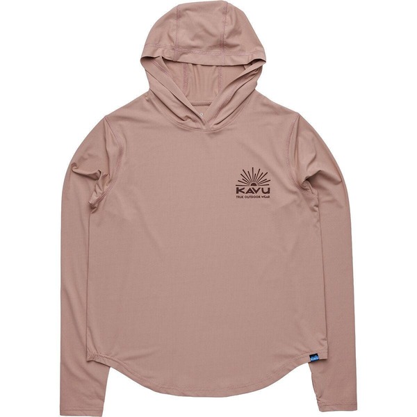 カブー レディース トップス シャツ パーカー KAVU Sunlite Hoodie - Women's Burnt Sugar|ReVida 店
