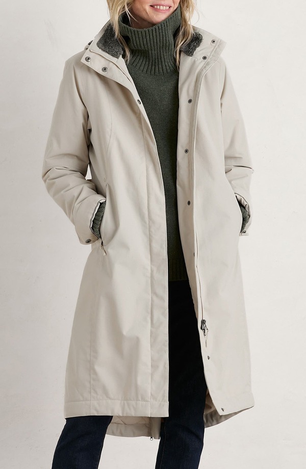 シーソルトコーンウォール レディース アウター コート プラスサイズ Seasalt Cornwall Janelle Waterproof Coat (Plus Regular) ARAN｜ReVida 店