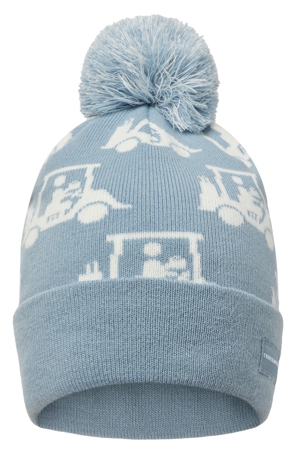 トラビスマヒュー メンズ アクセサリー 帽子 TravisMathew Mapes Pompom Beanie DUSTY BLUE ブルー|ReVida 店