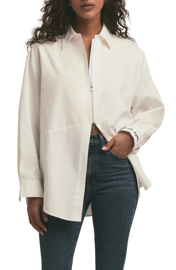 フェイバリット ドーター レディース トップス シャツ オックスフォード Favorite Daughter The Doors Always Open Oxford Shirt WHITE ホワイト｜ReVida 店