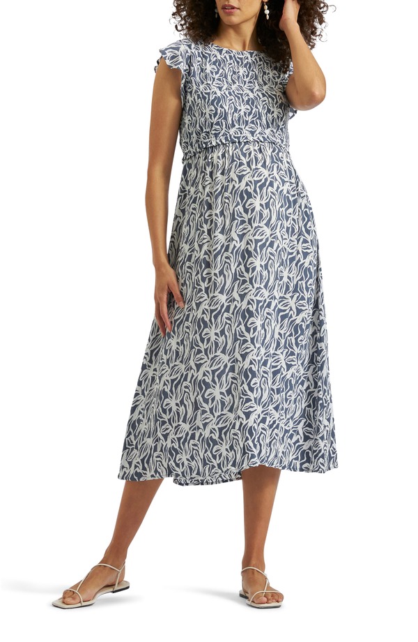 ライプマタニティ レディース トップス ワンピース Ripe Maternity Edie Nursing Dress (Maternity) INDIGO インディゴ｜ReVida 店