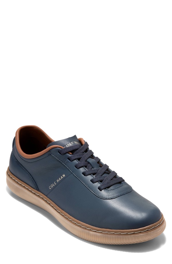 コールハーン メンズ シューズ スニーカー Cole Haan GrandPro Packwell Sneaker (Men) NAVY BLAZER / SPICED BROWN ネイビー｜ReVida 店