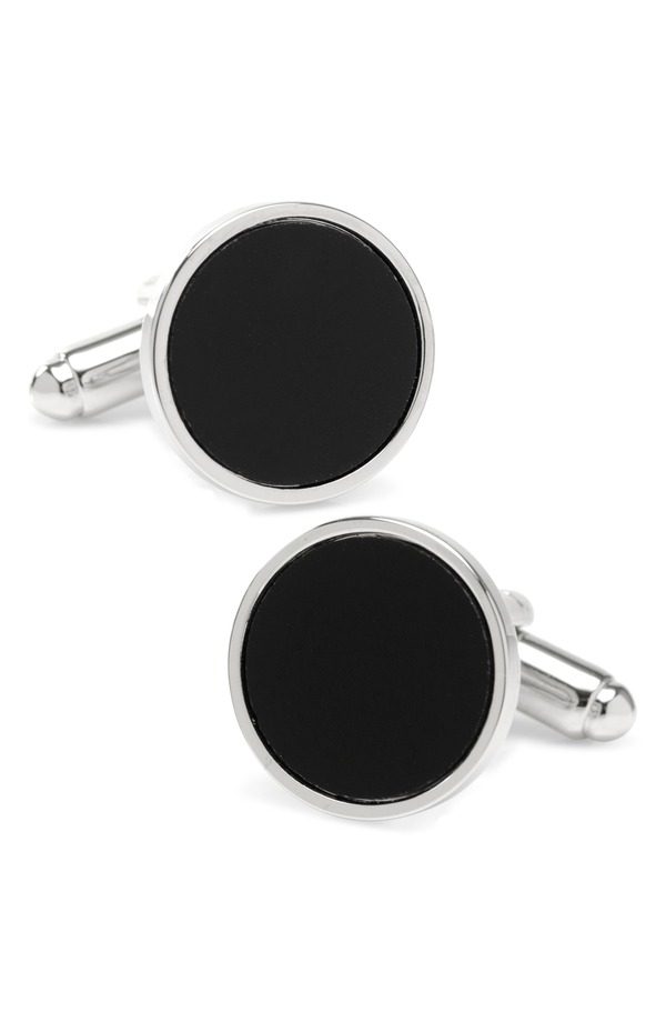 カフリンク メンズ アクセサリー カフスボタン Cufflinks, Inc. Onyx Cuff Links BLACK ブラック|ReVida 店