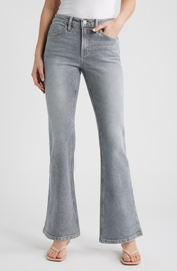 シティブルース レディース シューズ ブーツ・レインブーツカット チェルシー ジーンズ CITY BLUES Chelsea Bootcut Jeans GREY グレー|ReVida 店
