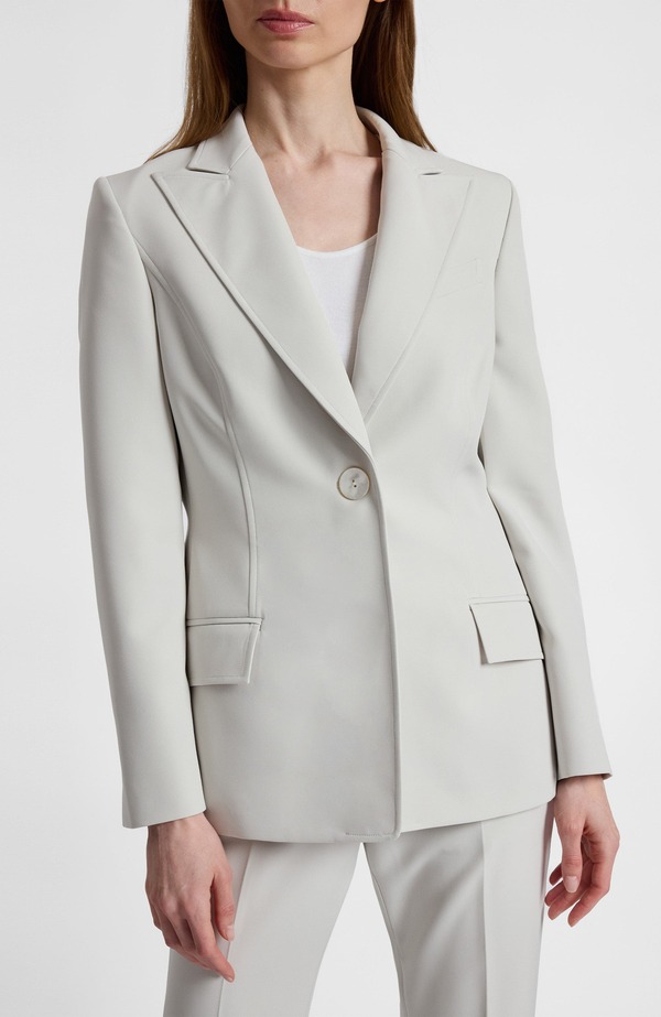 サントレッリ レディース アウター ジャケット・ブルゾン クレープ Santorelli Jess Crepe Single Button Jacket ASH アッシュ｜ReVida 店