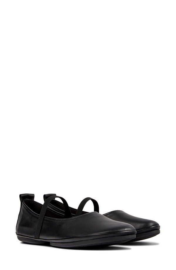 カンペール レディース シューズ パンプス Camperight Nina Flat Black 黒いこと