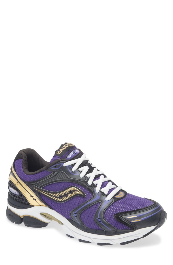 サッカニー メンズ シューズ スニーカー Saucony ProGrid Triumph 4 Sneaker Purple/ Gold パープル