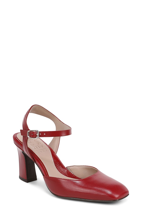 ナチュライザー レディース シューズ ヒール アンクル Naturalizer Frankie Ankle Strapump Hearts Flame Red レッド