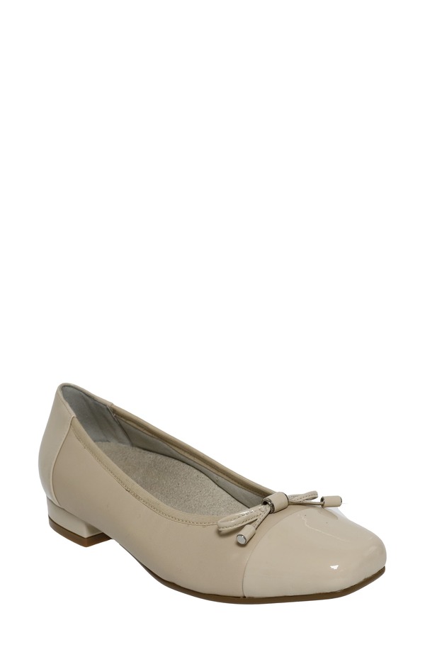 ダイビッドテイト レディース シューズ パンプス David Tate Alpha Square Toe Flataupe Nappatent トープ