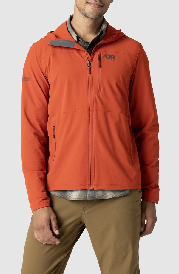 アウトドアリサーチ メンズ アウター ジャケット・ブルゾン フーデッドジャケット Outdooresearch Ferrosi Hooded Jacket Cardinal