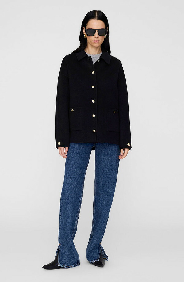 アニービン レディース アウター ジャケット・ブルゾン ANINE BING Lucashmere Blend Jacket Black ブラック|ReVida 店