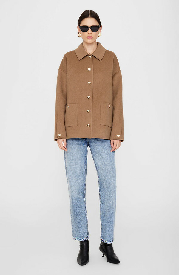 アニービン レディース アウター ジャケット・ブルゾン ANINE BING Lucashmere Blend Jacket Camel キャメル｜ReVida 店 194,800円