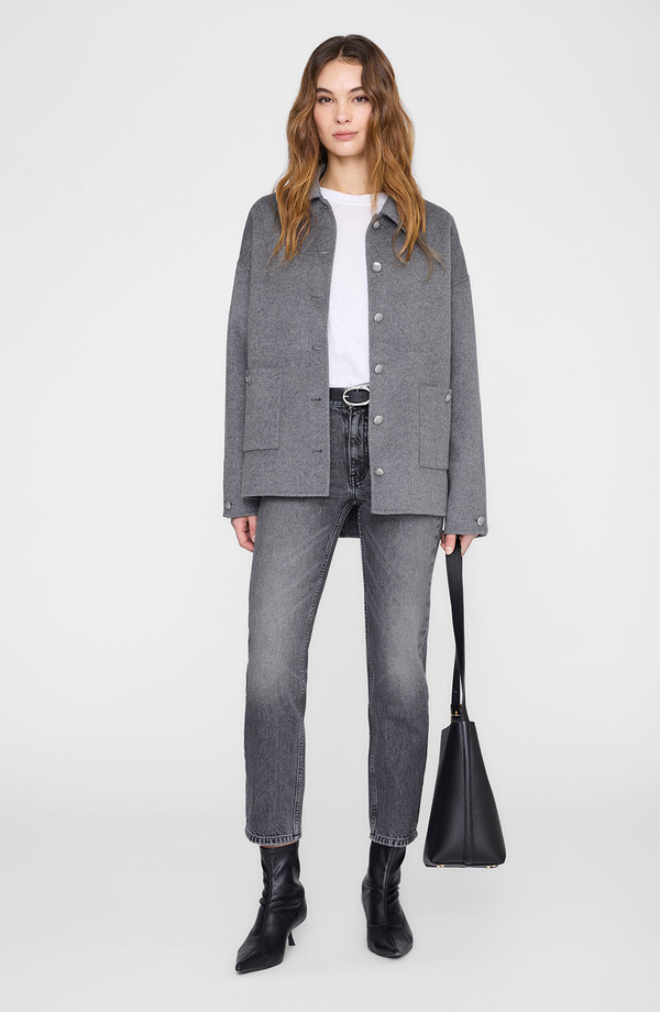 アニービン レディース アウター ジャケット・ブルゾン ANINE BING Cashmere Luca Jacket Heather Grey グレー｜ReVida 店