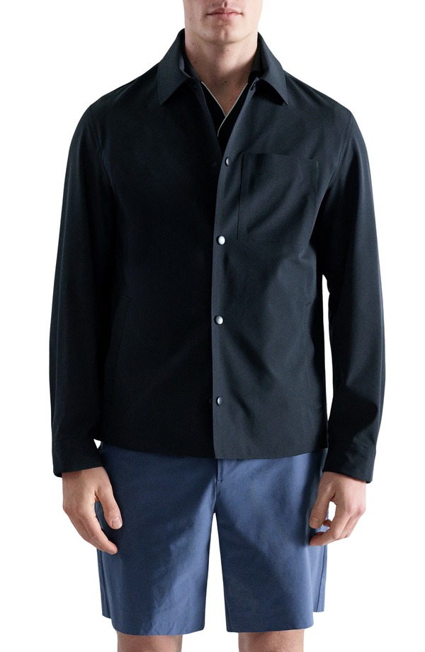 マンゴ メンズ アウター コート ジャケット MANGO Waterepellent Jacket NAVY ネイビー｜ReVida 店