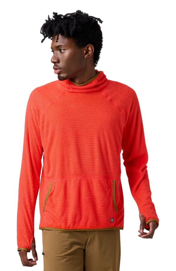 バックカントリー メンズ アウター コート フリース パーカー Backcountry Highliner Primaloft Air-Perm Fleece Hoodie - Men's Route Red レッド|ReVida 店