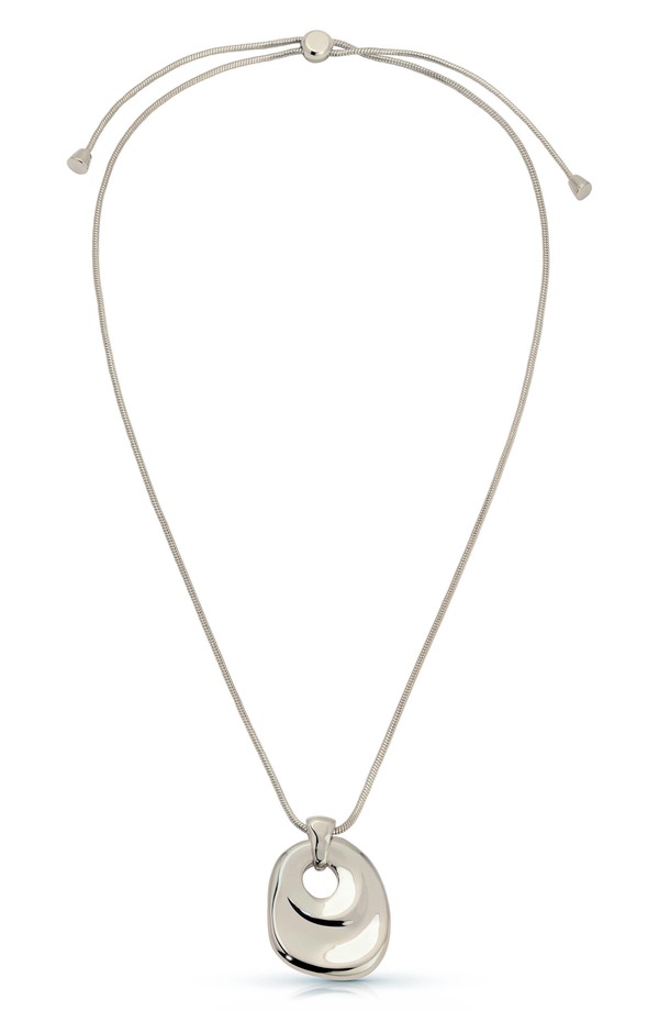 エティカ レディース アクセサリー ネックレス・チョーカー レース Ettika Liquid Pendant Necklace SILVER シルバー｜ReVida 店