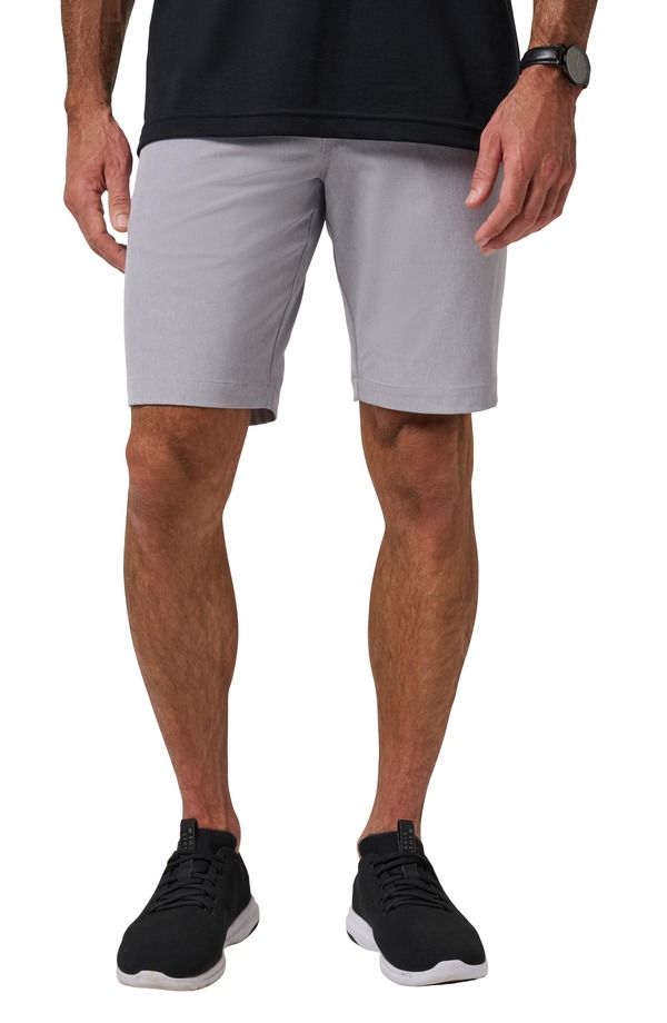 トラビスマヒュー メンズ ボトムス ハーフパンツ・ショーツ ショートパンツ TravisMathew Beck 2.0 Performance Shorts HEATHER SLEET ヘザー｜ReVida 店