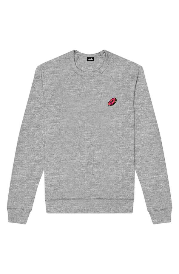 ダリックス メンズ アウター パーカー・スウェット シャツ フリース Dalix Donut Fleece Sweatshirt Athletic Heather ヘザー|ReVida 店