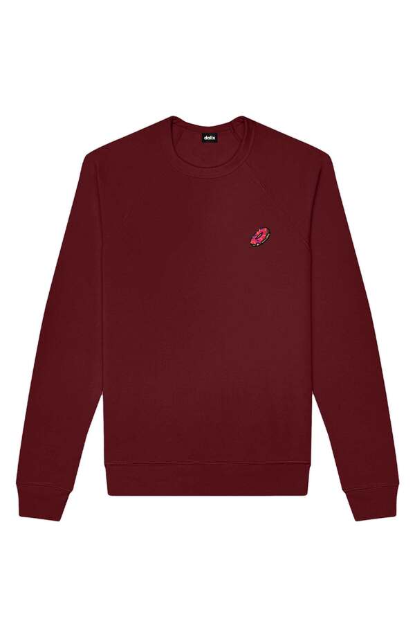 ダリックス メンズ アウター パーカー・スウェット シャツ フリース Dalix Donut Fleece Sweatshirt Maroon マルーン|ReVida 店