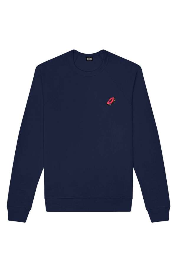 ダリックス メンズ アウター パーカー・スウェット シャツ フリース Dalix Donut Fleece Sweatshirt Navy Blue ネイビー｜ReVida 店