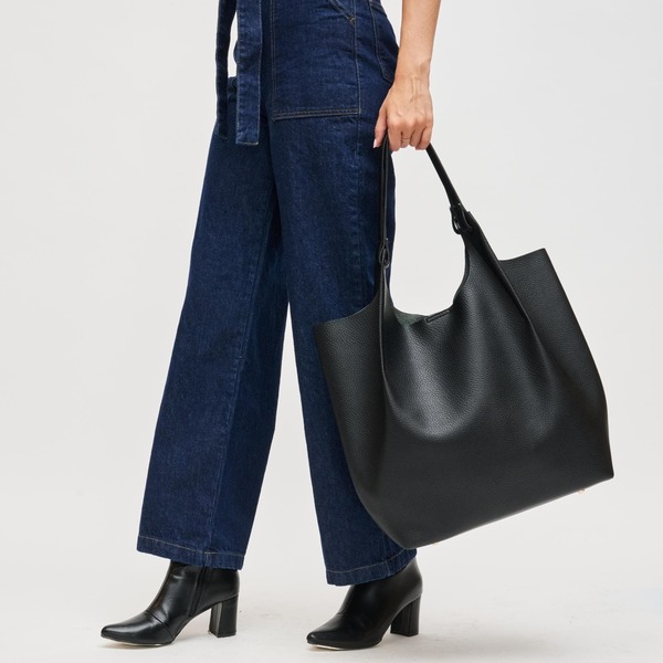 アーバンエクスプレッション レディース バッグ URBAN EXPRESSIONS Maeve Tote Black ブラック｜ReVida 店