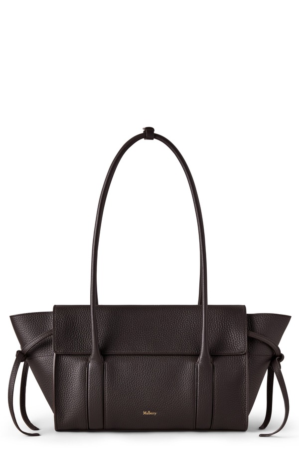 マルベリー レディース バッグ レザー Mulberry Small Soft Bayswater Leather Satchel EBONY｜ReVida 店