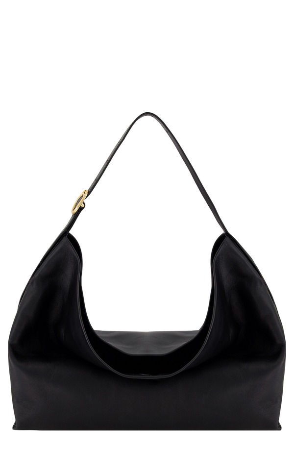 ヴィンス レディース バッグ レザー Vince Medium Plonge Vivian Leather Hobo Bag BLACK ブラック|ReVida 店