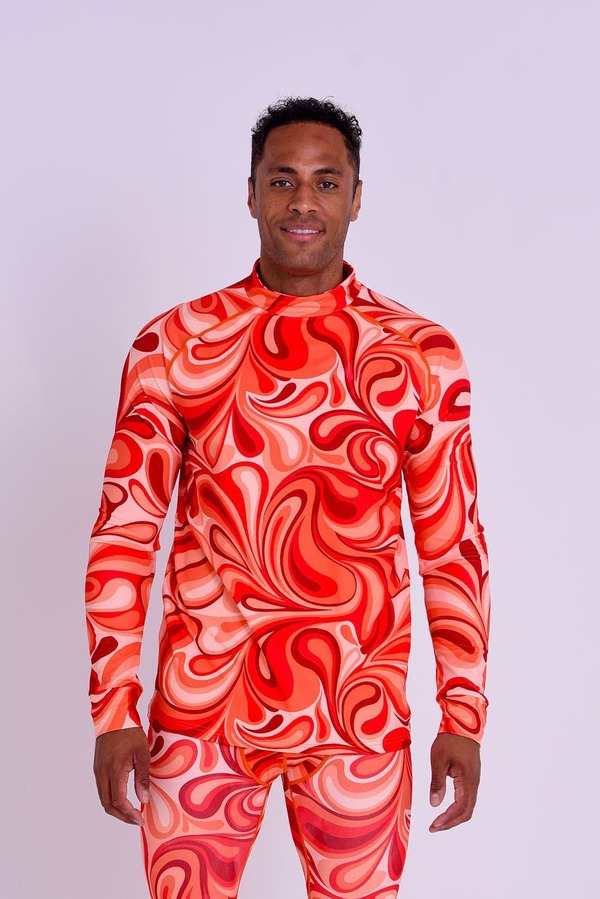 オースク メンズ アウター パーカー・スウェット OOSC Baselayer Top - Shagadelic Baby! Men's multi-colour マルチカラー|ReVida 店