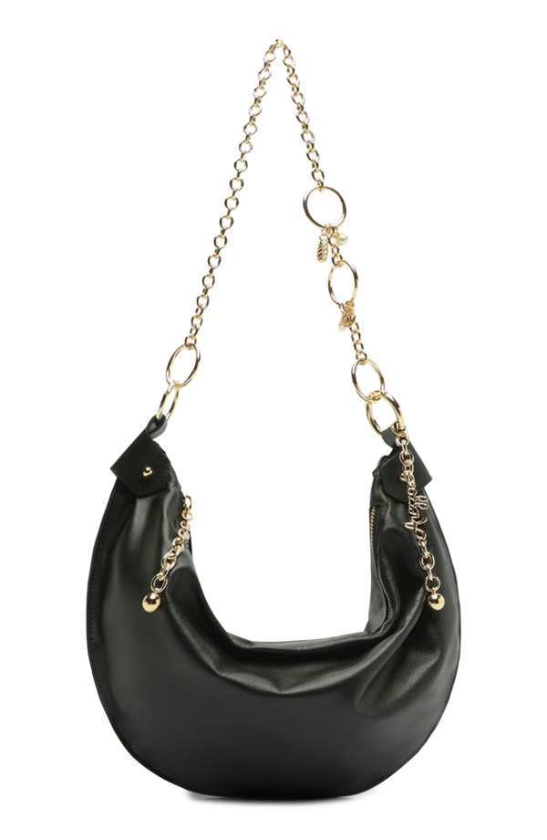 アレッツォ レディース バッグ レザー Arezzo Medium Paisley Leather Crossbody Bag BLACK ブラック｜ReVida 店